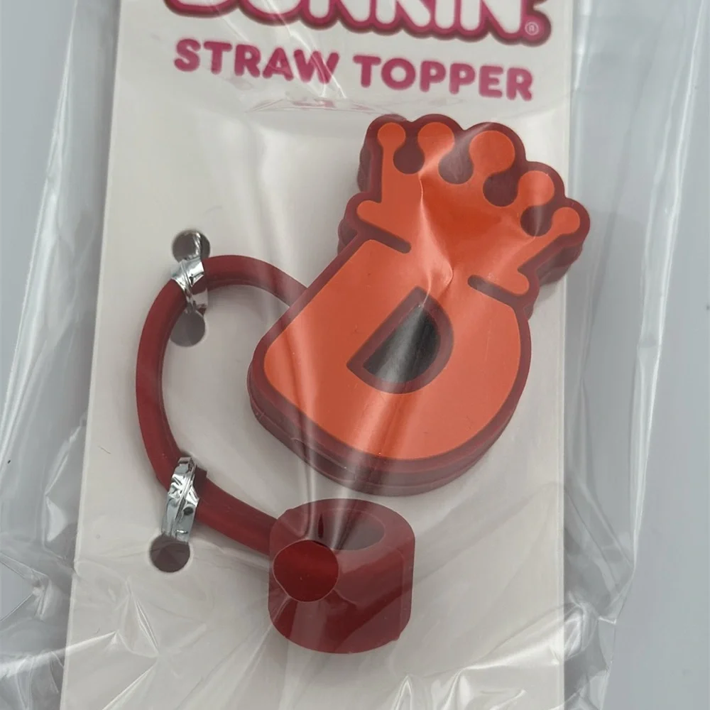 Dunkin DunKings & DunQueens Straw Topper Set‎ Limited Edition NWT